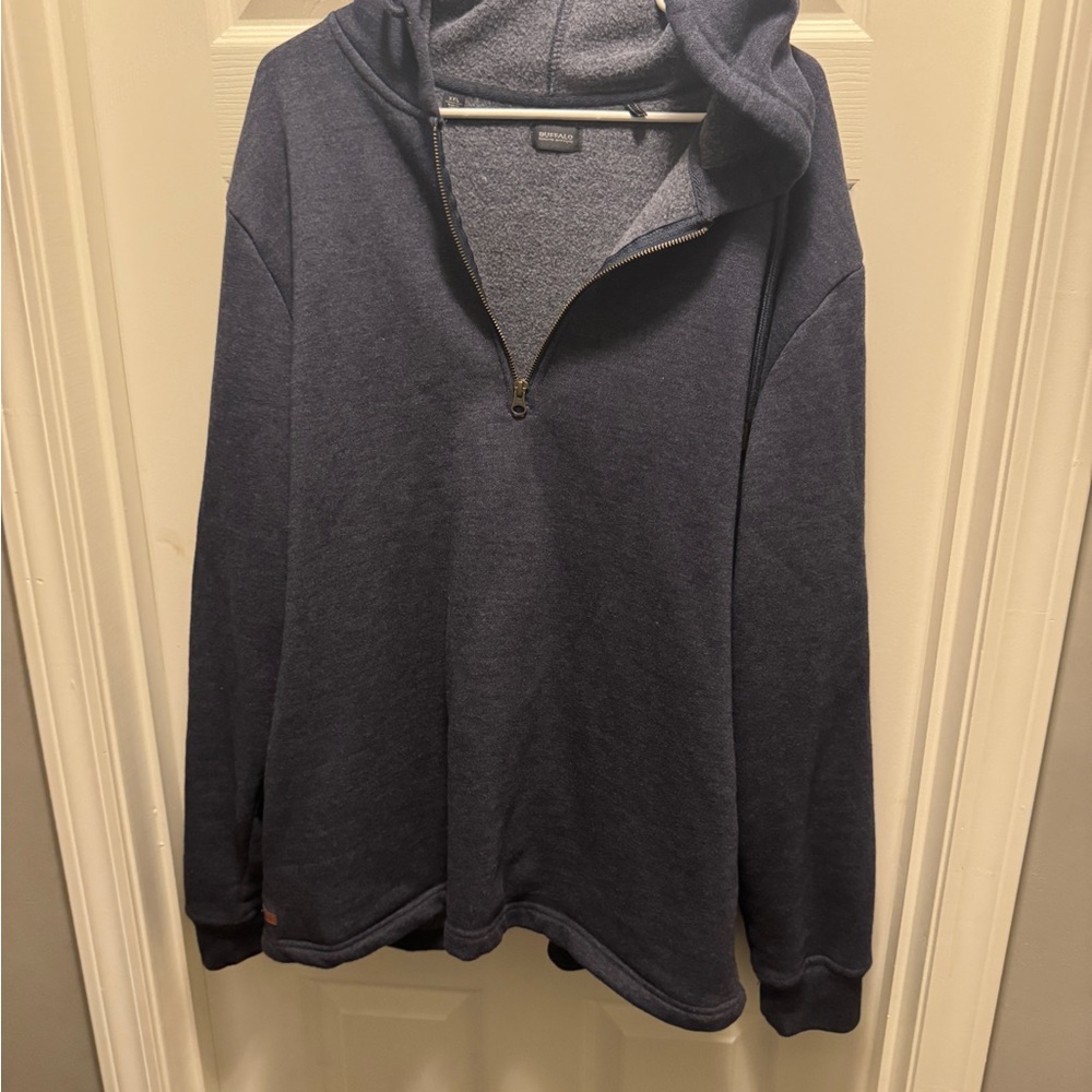 Men’s Buffalo David Bitton 1/4 zip Hoodie XXL